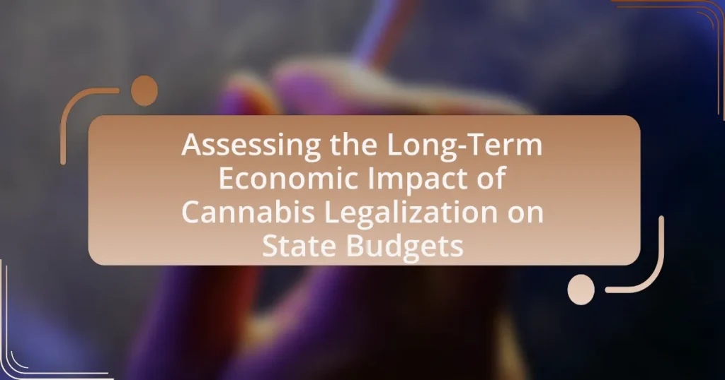 Assessing the Long-Term Economic Impact of Cannabis Legalization on State Budgets