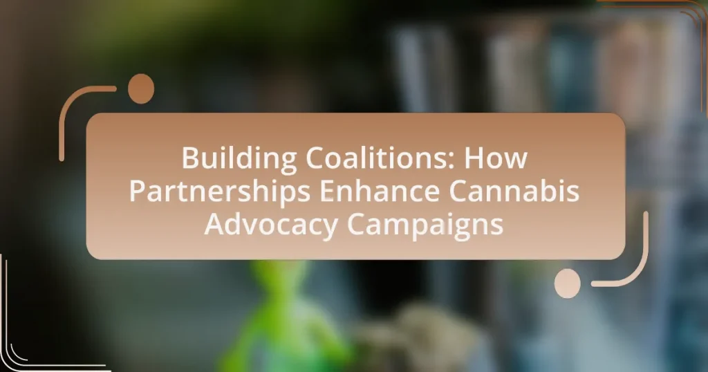 Building Coalitions: How Partnerships Enhance Cannabis Advocacy Campaigns