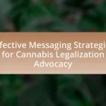 Effective Messaging Strategies for Cannabis Legalization Advocacy