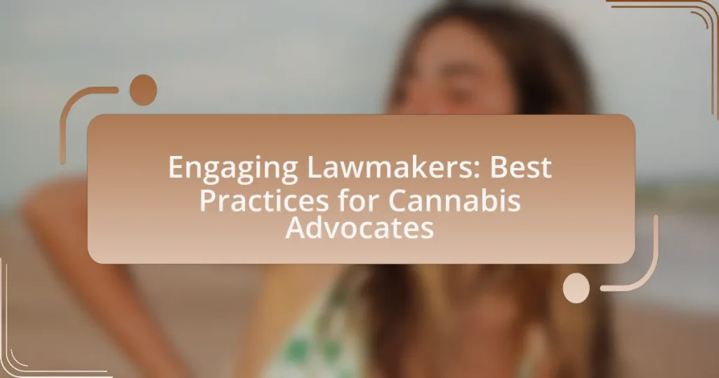 Engaging Lawmakers: Best Practices for Cannabis Advocates