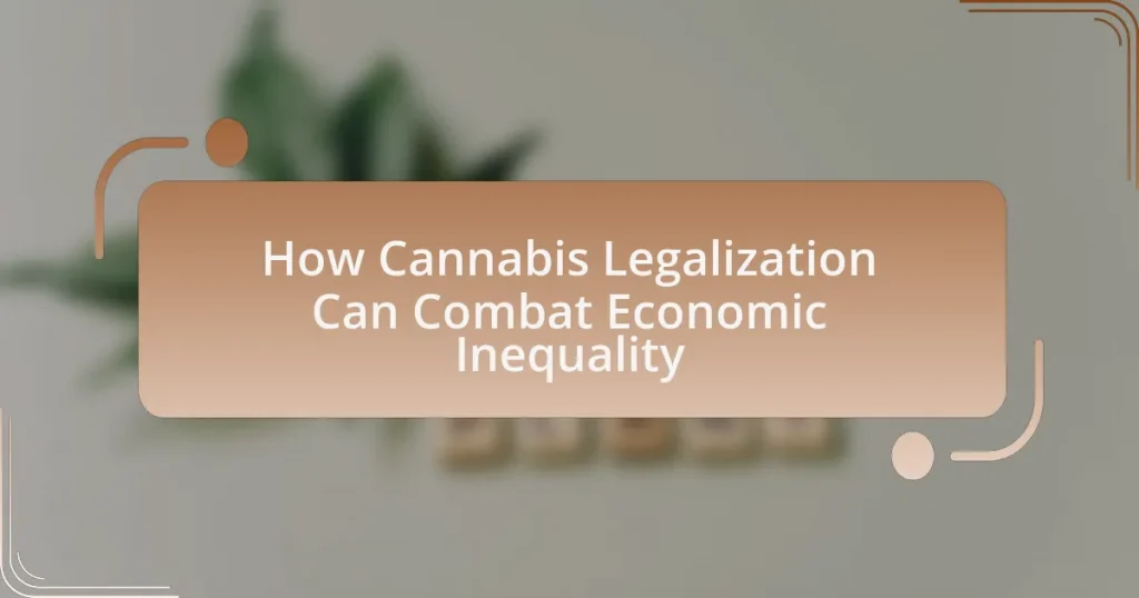 How Cannabis Legalization Can Combat Economic Inequality