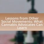 Lessons from Other Social Movements: What Cannabis Advocates Can Learn