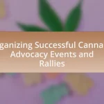 Organizing Successful Cannabis Advocacy Events and Rallies