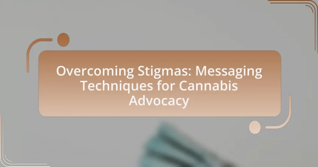 Overcoming Stigmas: Messaging Techniques for Cannabis Advocacy