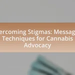Overcoming Stigmas: Messaging Techniques for Cannabis Advocacy