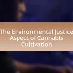 The Environmental Justice Aspect of Cannabis Cultivation