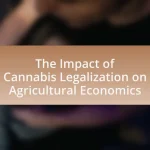 The Impact of Cannabis Legalization on Agricultural Economics