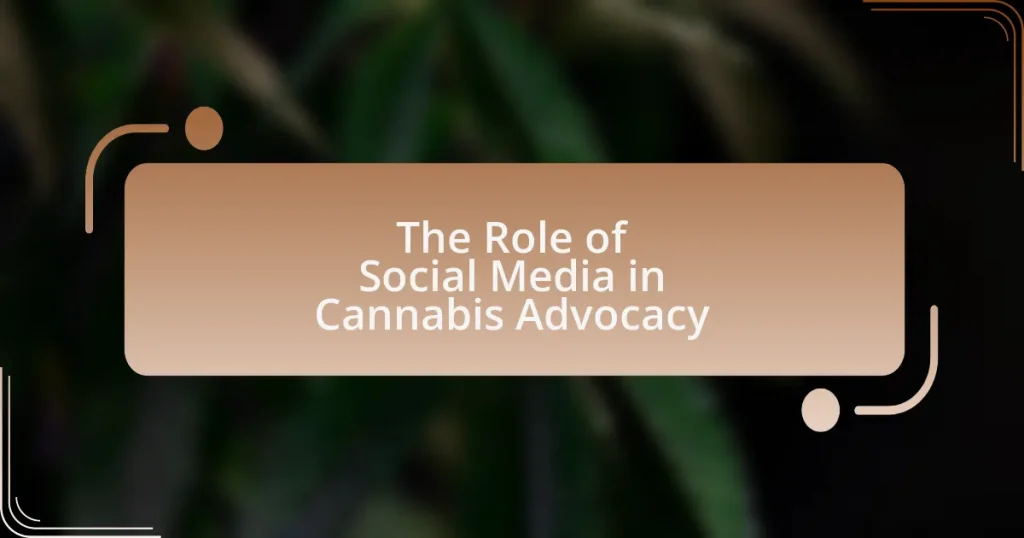 The Role of Social Media in Cannabis Advocacy