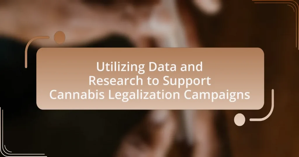 Utilizing Data and Research to Support Cannabis Legalization Campaigns