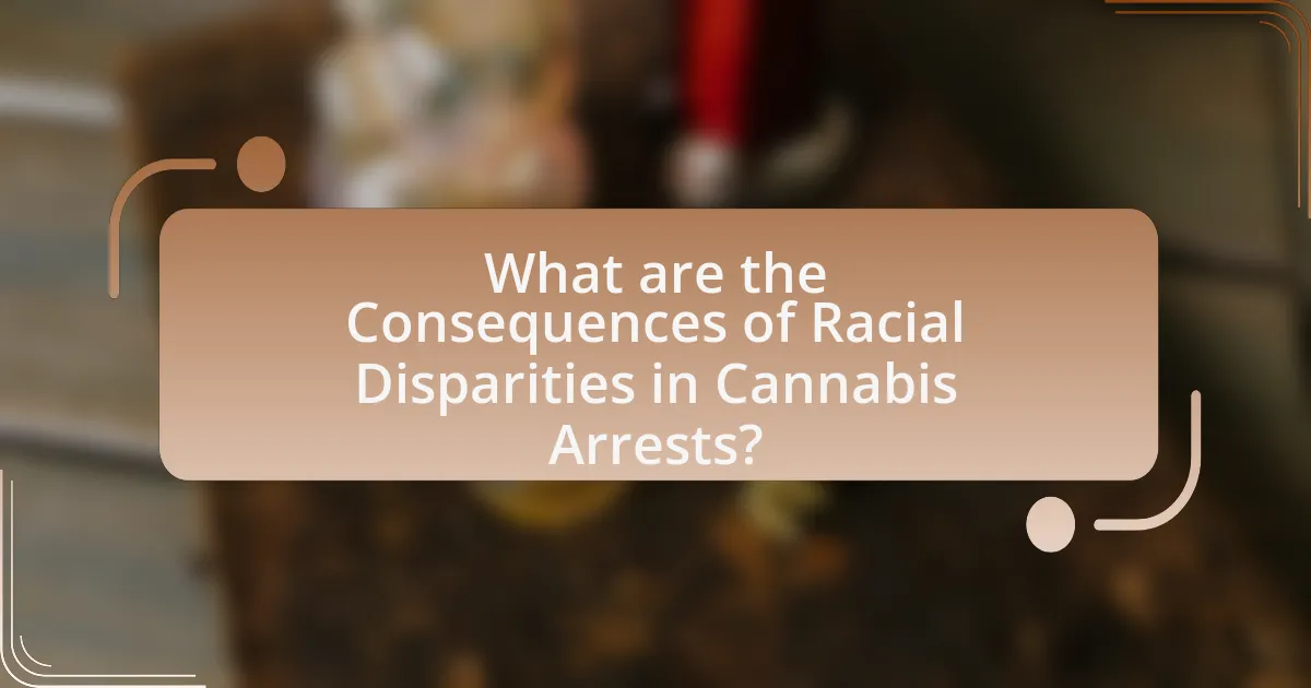 What are the Consequences of Racial Disparities in Cannabis Arrests?