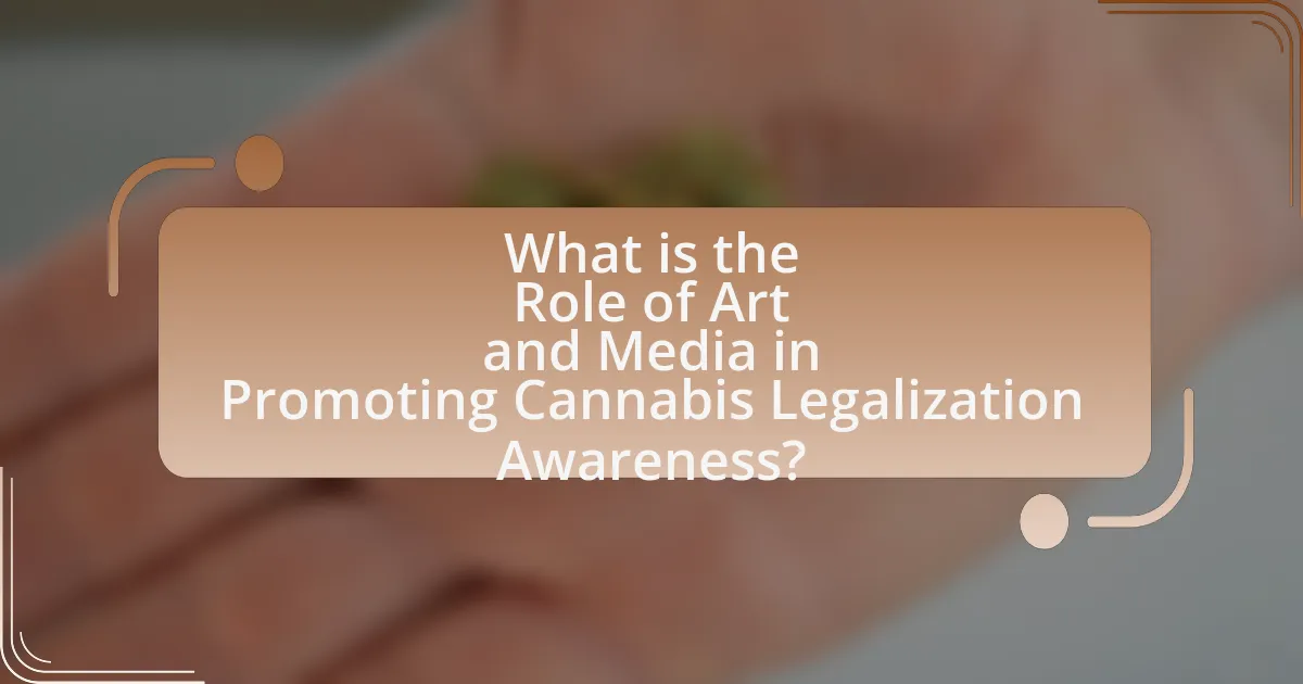 What is the Role of Art and Media in Promoting Cannabis Legalization Awareness?